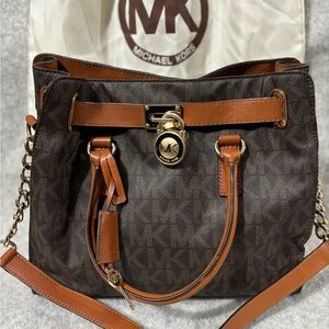 Michael Kors Brown Signature Tote Bag